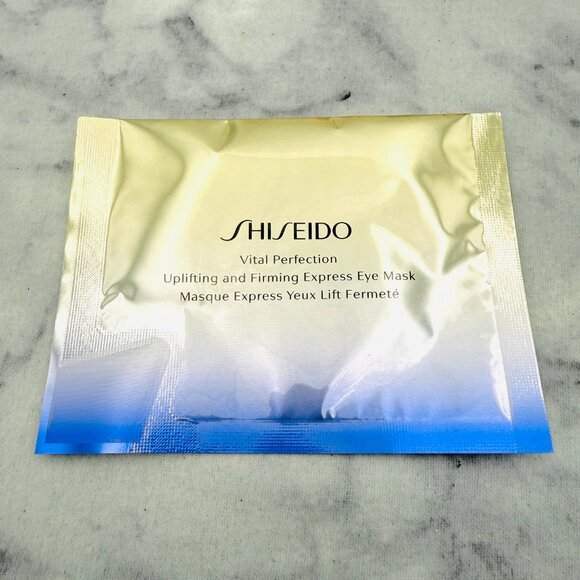 SHISEIDO Skincare Set-Gold Pouch,Concentrate,Cleasner Foam,Eye Cream&Mask7pc-NEW - Picture 8 of 16